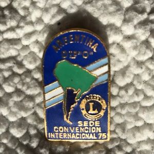 Vintage Lions Club Pin Argentina 75th Intl Con